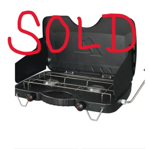 SOLD Ozark Trail 2 Burner Propane Gas Camping Stove Used once - Picture 1 of 6